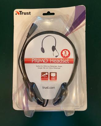 Cuffia TRUST con microfono nuova