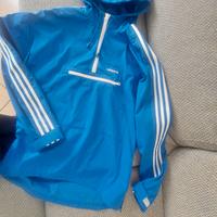 ADIDAS Felpa con cappuccio antipioggia e antivento
