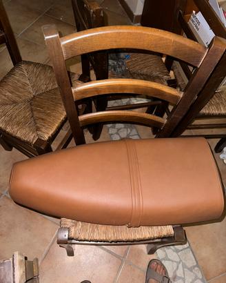 Sella vespa px marrone cammelli beige