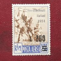 Francobollo Rep. S. Marino - Pro-alluvionati itali