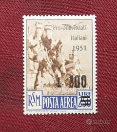 Francobollo Rep. S. Marino - Pro-alluvionati itali