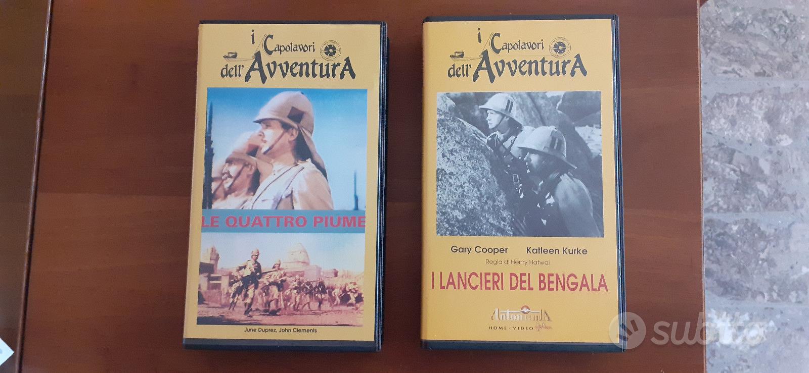 Le 4 piumeLancieri del bengala.custer vhs origi Musica e Film In
