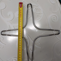 Riduttore fornellone cucina in acciaio a 4 punte