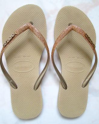 Infradito HAVAIANAS SLIM GLITTER II 41 42 piscina