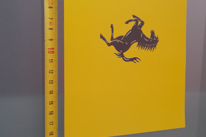 Bandierina Manif.ufficiale Ferrari originale