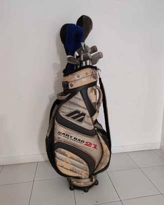 Borsone + 12 mazze da golf nuove