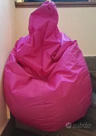 POLTRONA A SACCO FUXIA