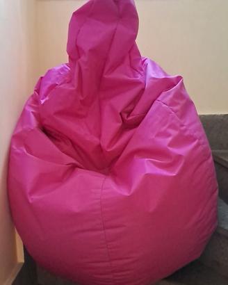 POLTRONA A SACCO FUXIA
