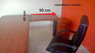 Scrivania + libreria