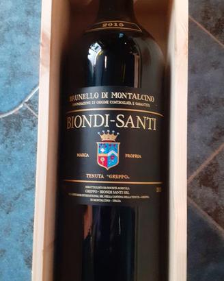 BIONDI SANTI BRUNELLO DI MONT.  2015 MAGNUM OWC