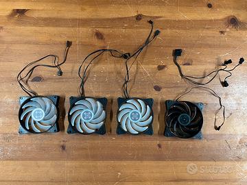 KIT 4 VENTOLE, 3 RGB COOLER MASTER