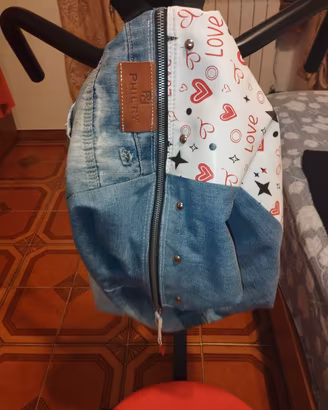 zaino jeans 