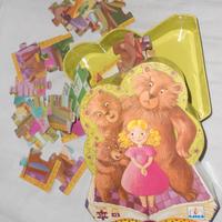 PUZZLE RICCIOLI D'ORO E I TRE ORSI DJECO