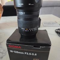 Grandangolo Sigma 18-125mm Canon