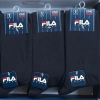 3 Paia Calzini Fila Uomo Caldo Cotone Al Ginocchio