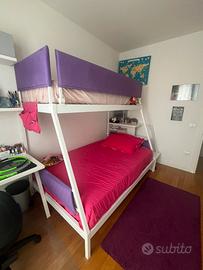 Letto a castello 1 piazza e mezzo