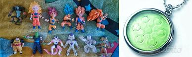 Dragon Ball : lotto piccoli personaggi + collana 