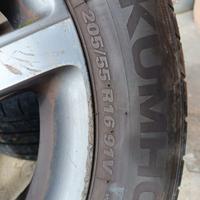 pneumatici estivi e cerchi 205/55 r16 Touran Golf 