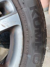 pneumatici estivi e cerchi 205/55 r16 Touran Golf 