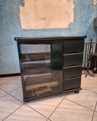 mobiletto sala nero