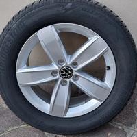 CERCHI IN LEGA 17 ORIGINALI VW CON GOMME TERMICHE