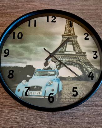 Orologio parete Torre Eiffel Parigi