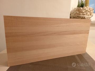 Tagliere in legno di faggio 49x23,5x6cm peso 5Kg