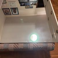 Specchio 153x110 cm con mensola e luci