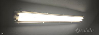 2 Lampade Neon 150cm 2 x 58w