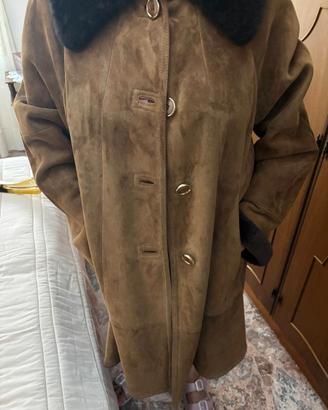 Cappotto montone Annabella in vera pelle