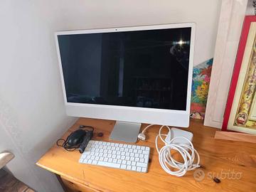 Apple iMac 24" M1 Silver (8GB/256GB)  come nuovo