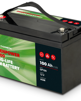 Batteria servizi DOMETIC AGM NDS BP100 Green Power