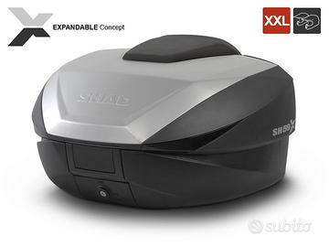 Bauletto espandibile sh59x alluminio con piastra