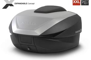 Bauletto espandibile sh59x alluminio con piastra