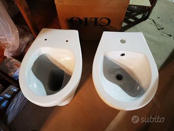 COPPIA SANITARI CLIO VASO + BIDET  NUOVI 