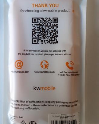 Cover in silicone gialla