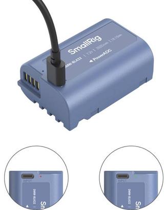 SmallRig 4906 Batteria Panasonic DMW-BLK22 USB-C