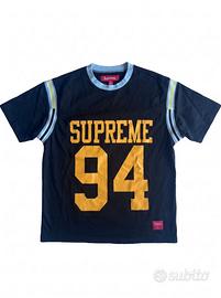 T-shirt Maglia Football "Supreme 94" Nera e Gialla