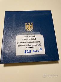 Album francobolli Germania 1949 - 1986 su fogli.