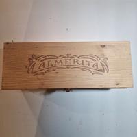 Cassetta in legno TASCÁ Conti d’Almerita – box vin