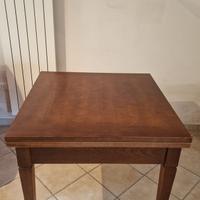 Tavolo estensibile in legno stile arte povera