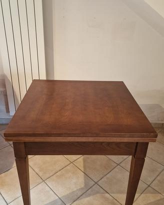 Tavolo estensibile in legno stile arte povera