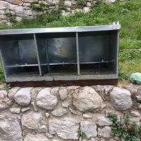 casetta a tre scomparti per uova