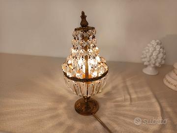 Abat jour singola vintage impero oro