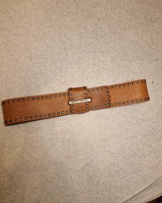 Cintura Dolce & Gabbana Vintage in Pelle e Borchie