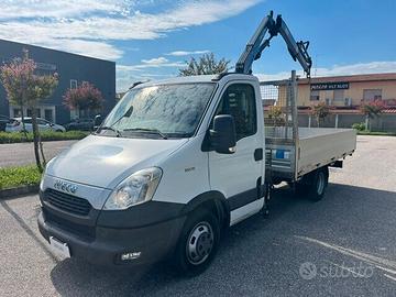 Iveco daily 35c15 P 3.0cc gru + cassone fisso