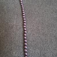 filo perle viola 8 mm per braccialetto fai da te 