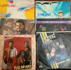 Vinili 45 giri disco anni 80.