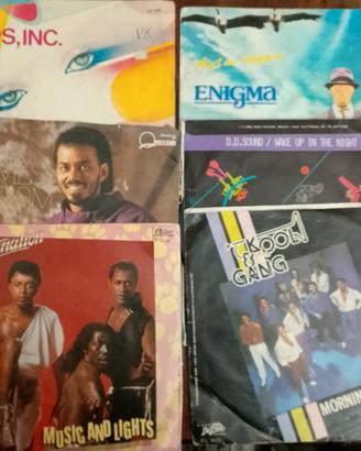 Vinili 45 giri disco anni 80.