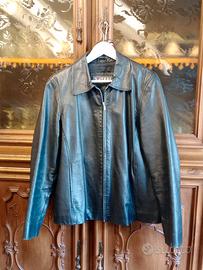 Giubbino nero in pelle